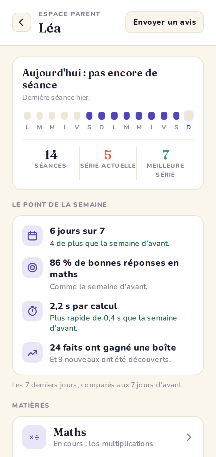 L'accueil de l'espace parent commence par la journée.