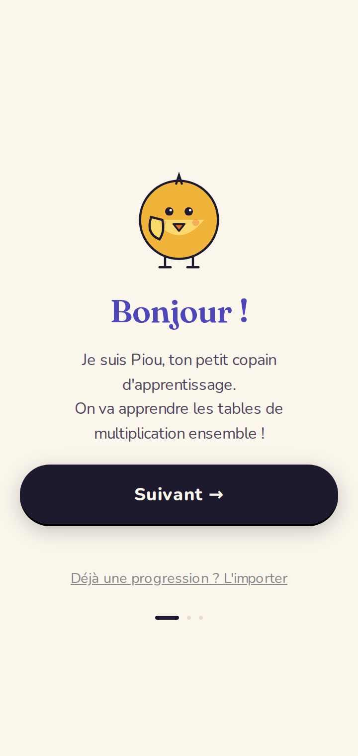 La mascotte se présente à l'enfant.